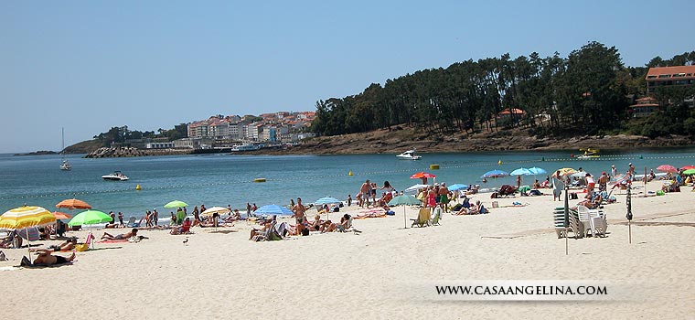 Foto de la playa de Silagar en Sanxenxo